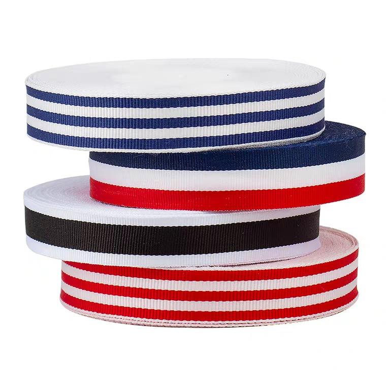Striped garment tapes